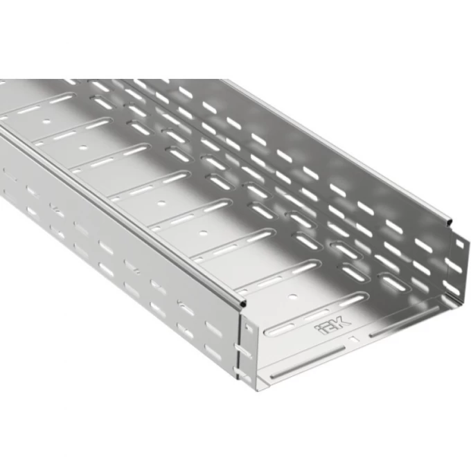 Лоток перфорированный IEK ESCA 100х200х3000 - CLP10-100-200-3 Лоток перфорированный IEK ESCA 100х200х3000 - CLP10-100-200-3