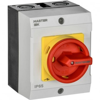 Переключатель кулачковый IEK MI-CS22-010-010 10А (сх. 10) в боксе закрытая рукоятка аварийный