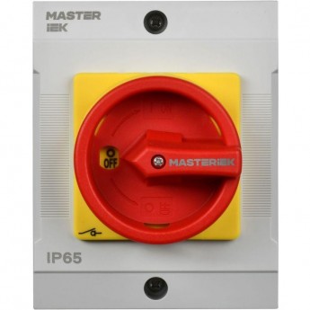 Переключатель кулачковый IEK MI-CS22-016-010 16А (сх. 10) в боксе закрытая рукоятка аварийный