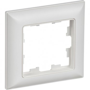 Рамка 1-местная IEK BRITE BR-M12-12-K91 РУ-1-БрАБ арктич. бел./бел. Рамка 1-местная IEK BRITE BR-M12-12-K91 РУ-1-БрАБ арктич. бел./бел.