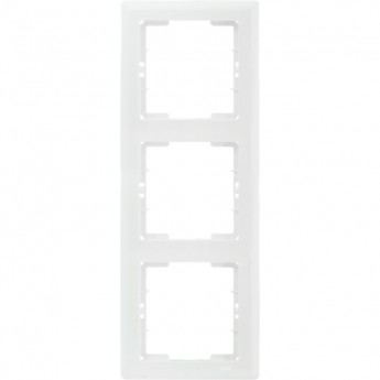 Рамка 3-местная вертикальная IEK РВ-3-ББ BOLERO белый - EMB31-K01