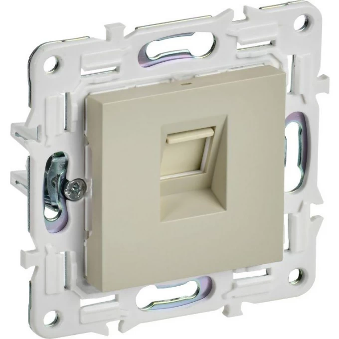 Розетка компьютерная RJ45 кат.5E IEK SKANDY SK-K01B бежевый SK-K10-1-K10 Розетка компьютерная RJ45 кат.5E IEK SKANDY SK-K01B бежевый SK-K10-1-K10
