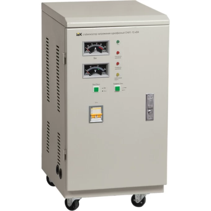 Стабилизатор напряжения IEK однофазный СНИ1-7 кВА - IVS10-1-07000 Стабилизатор напряжения IEK однофазный СНИ1-7 кВА - IVS10-1-07000