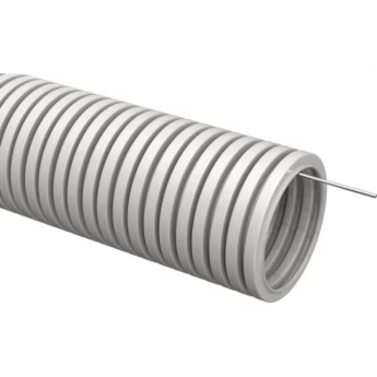Труба гофрированная IEK ПВХ d=25мм с зондом (10м) - CTG20-25-K41-010I