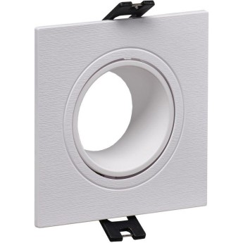 Встраиваемый светильник IEK Lighting 4101 под лампу mr16 квадрат пластиковый белый LT-UVB0-4101-GU05-1-K01 Встраиваемый светильник IEK Lighting 4101 под лампу mr16 квадрат пластиковый белый LT-UVB0-4101-GU05-1-K01